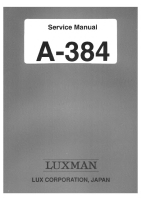 Luxman A-384-Service-Manual